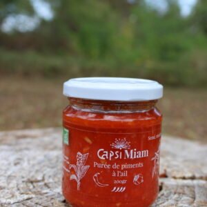 Pot de 200 g de Capsi'Miam, purée ail et piment